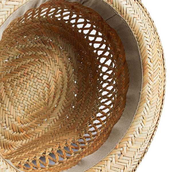 Straw Summer Trilby natural