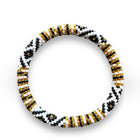 Nepalese Bracelet white/black/gold Maison Kizo