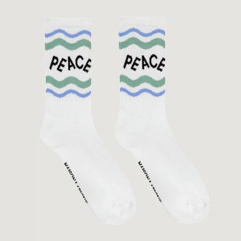 Peace Socks off white