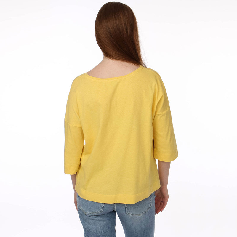 Damerata T-Shirt ocre Maison Anje