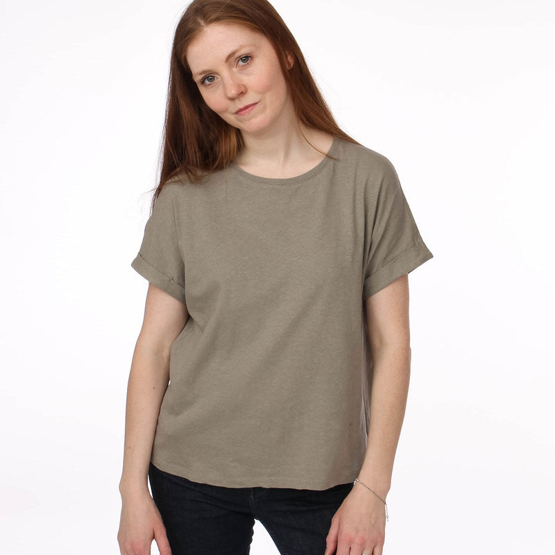 Destin T-Shirt kaki Maison Anje