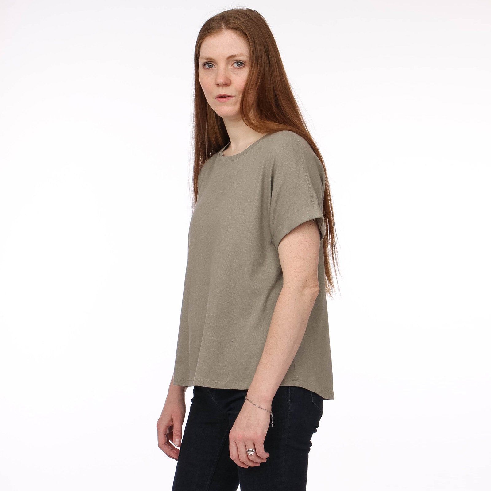 Destin T-Shirt kaki Maison Anje