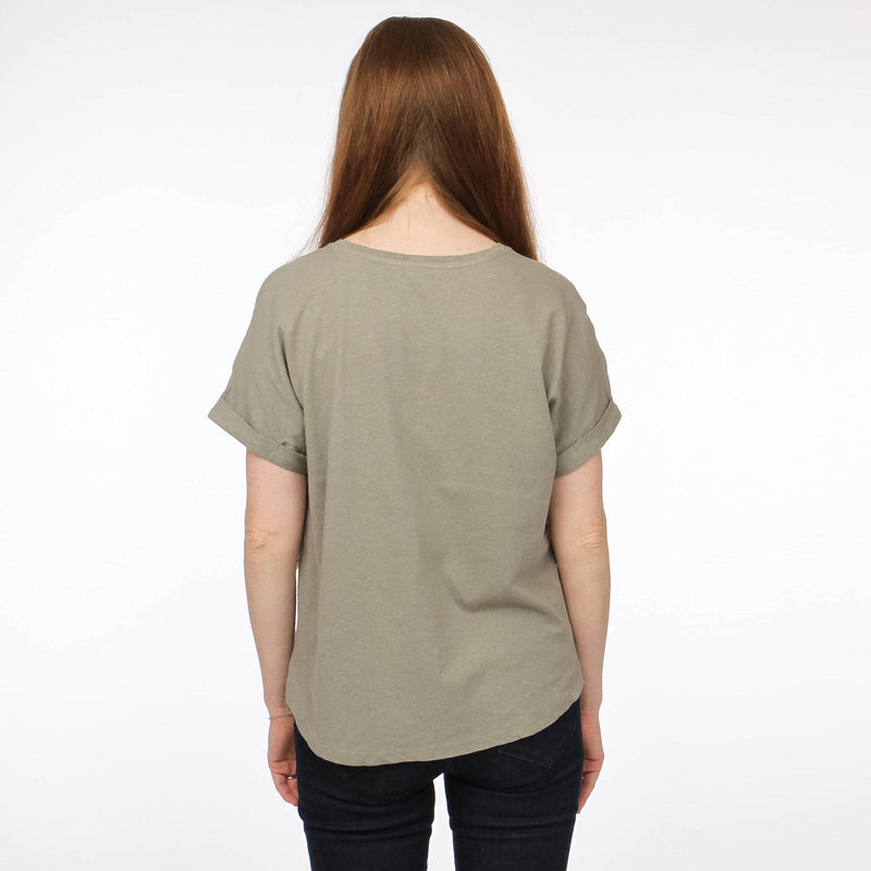 Destin T-Shirt kaki Maison Anje