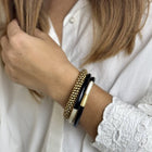 Buffle Horn Bracelet black C20 Maison Kizo