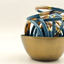 Buffle Horn Bracelet bleu canard Maison Kizo