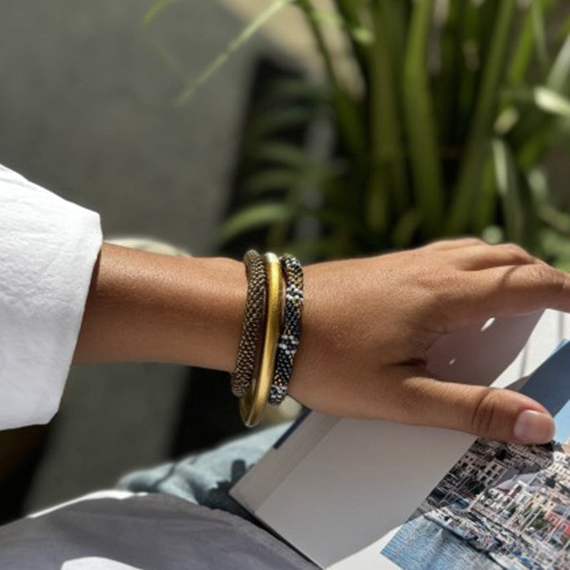 Buffle Horn Bracelet gold Maison Kizo