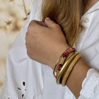 Buffle Horn Bracelet gold Maison Kizo