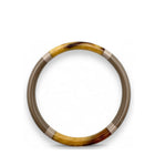 Buffle Horn Bracelet gris taupe Maison Kizo