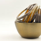 Buffle Horn Bracelet gris taupe Maison Kizo