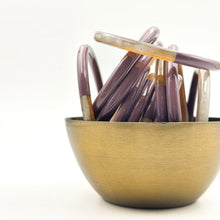 Buffle Horn Bracelet mauve poudré Maison Kizo