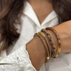 Buffle Horn Bracelet milk chocolate Maison Kizo