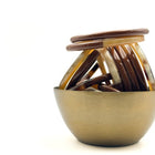 Buffle Horn Bracelet milk chocolate Maison Kizo