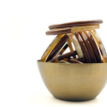 Buffle Horn Bracelet milk chocolate Maison Kizo