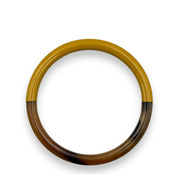 Buffle Horn Bracelet mustard C89 Maison Kizo