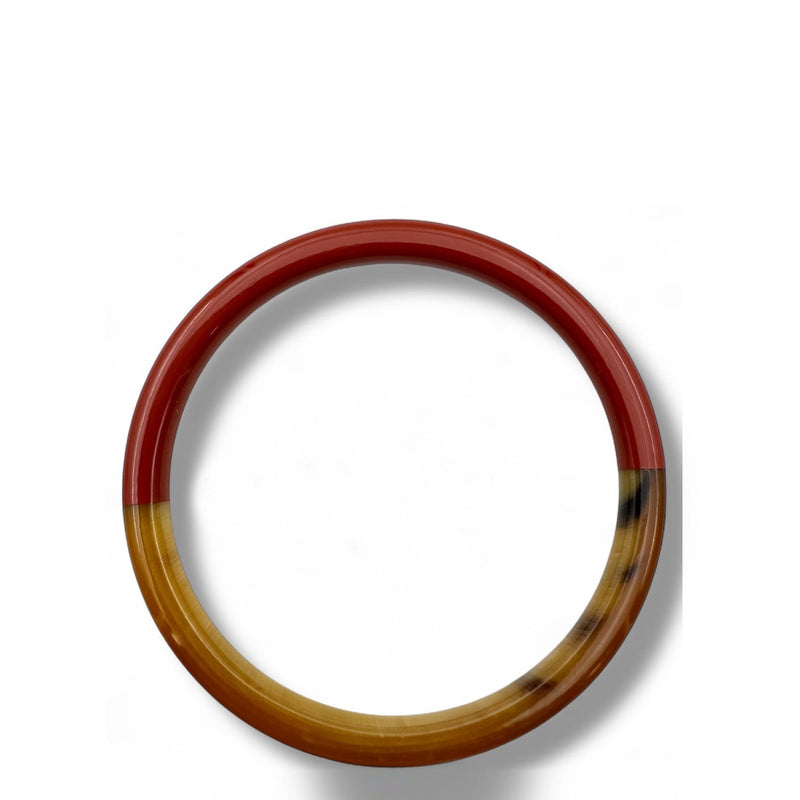 Buffle Horn Bracelet terracotta Maison Kizo