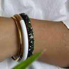 Buffle Horn Bracelet white C13 Maison Kizo