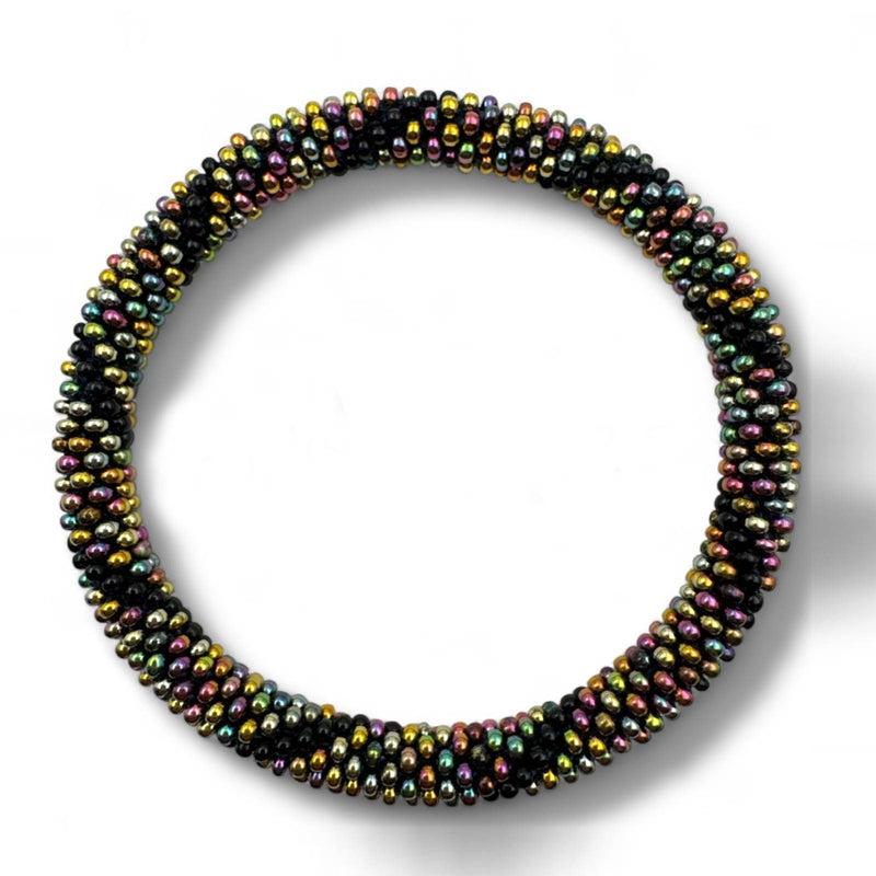 Nepalese Bracelet black multi Maison Kizo