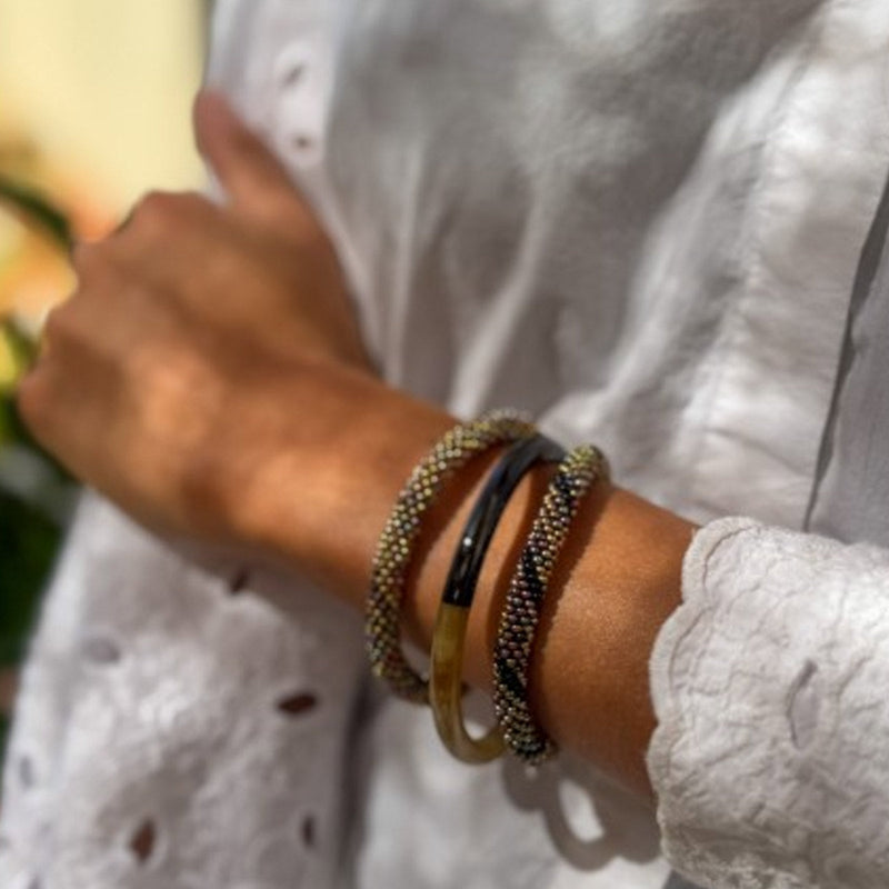 Nepalese Bracelet black multi Maison Kizo