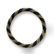 Nepalese Anklet black/gold Maison Kizo