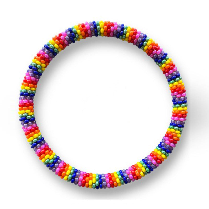 Nepalese Anklet rainbow Maison Kizo