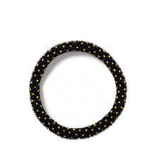 Nepalese Bracelet black/gold beads Maison Kizo