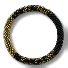 Nepalese Bracelet black/gold pattern Maison Kizo