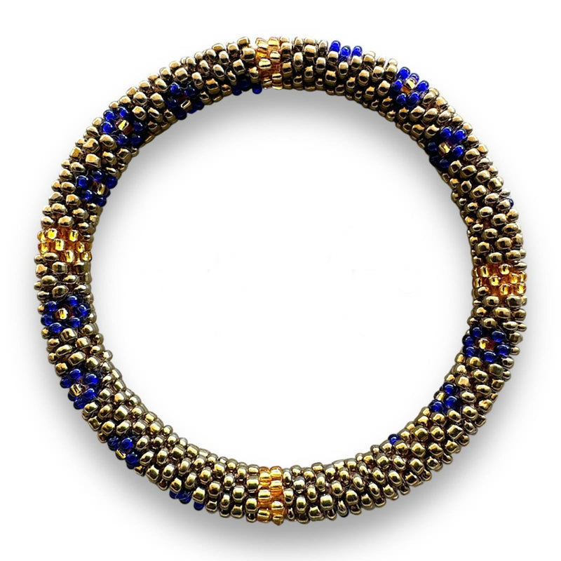 Nepalese Bracelet blue flower Maison Kizo