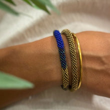 Nepalese Bracelet blue/gold/rainbow Maison Kizo