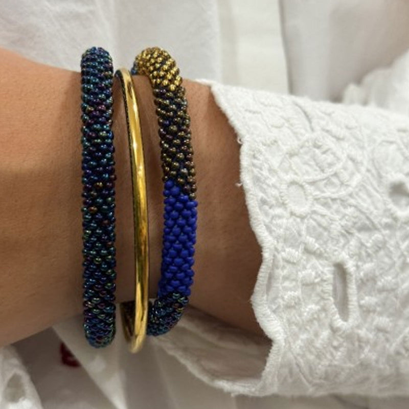 Nepalese Bracelet blue rainbow Maison Kizo
