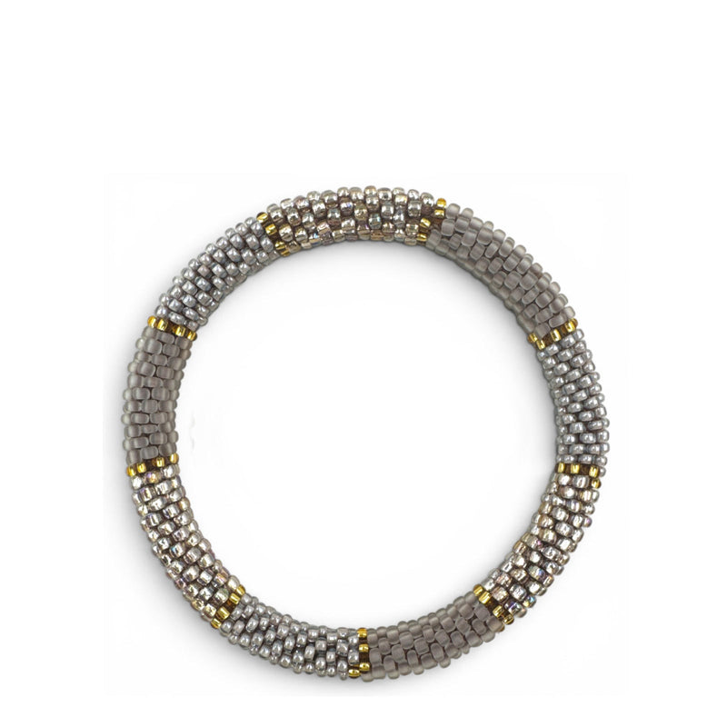 Nepalese Bracelet greige/gold G14