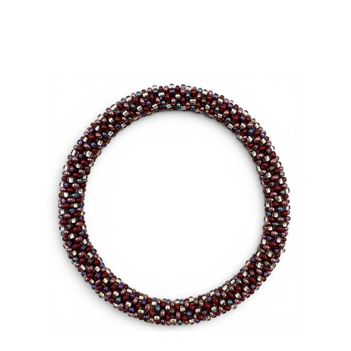 Nepalese Bracelet multi burgundy F23
