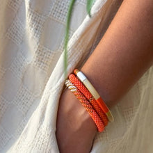 Nepalese Bracelet orange/gold E64 Maison Kizo