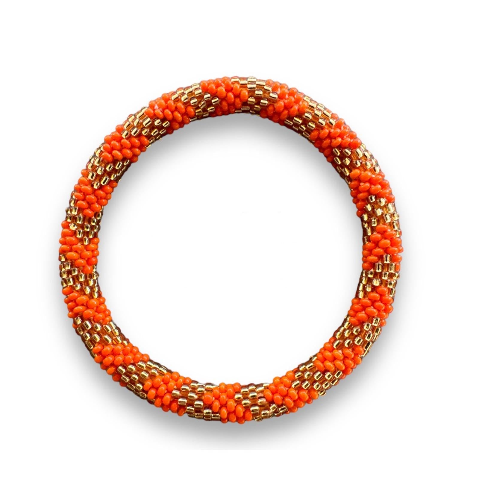Nepalese Bracelet orange/gold Maison Kizo