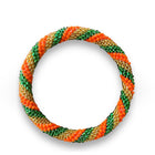 Nepalese Bracelet orange/green/gold oblique Maison Kizo