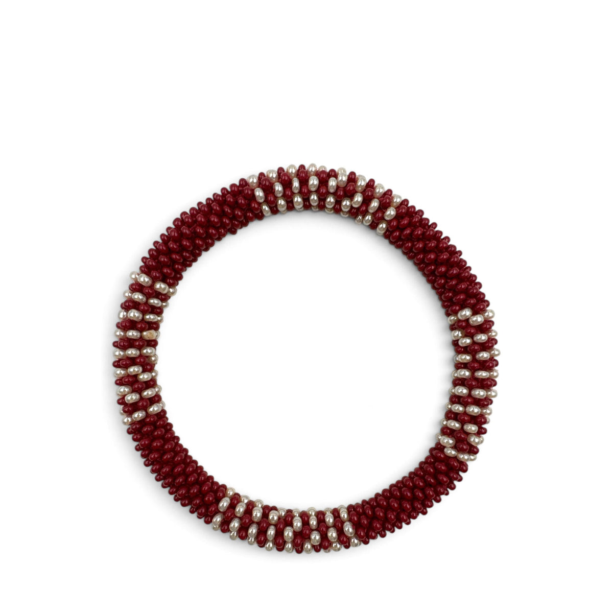 Nepalese Bracelet red velvet B62
