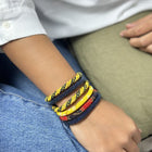 Nepalese Bracelet yellow/blue Maison Kizo