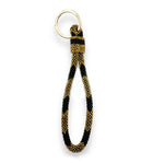 Nepalese Keychain black/gold Maison Kizo