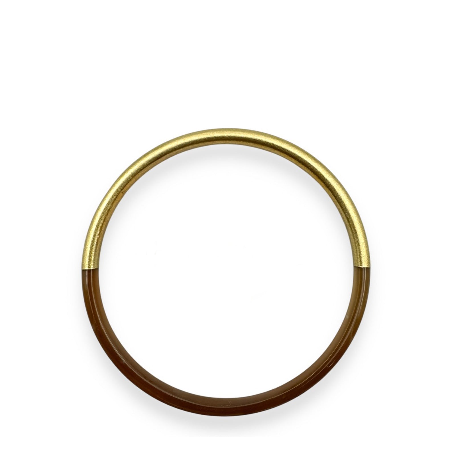 Thin Buffle Horn Bracelet doré Maison Kizo