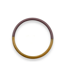 Thin Buffle Horn Bracelet mauve poudré Maison Kizo