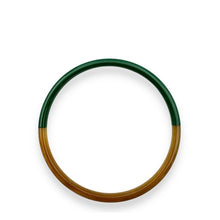 Thin Buffle Horn Bracelet vert intense Maison Kizo