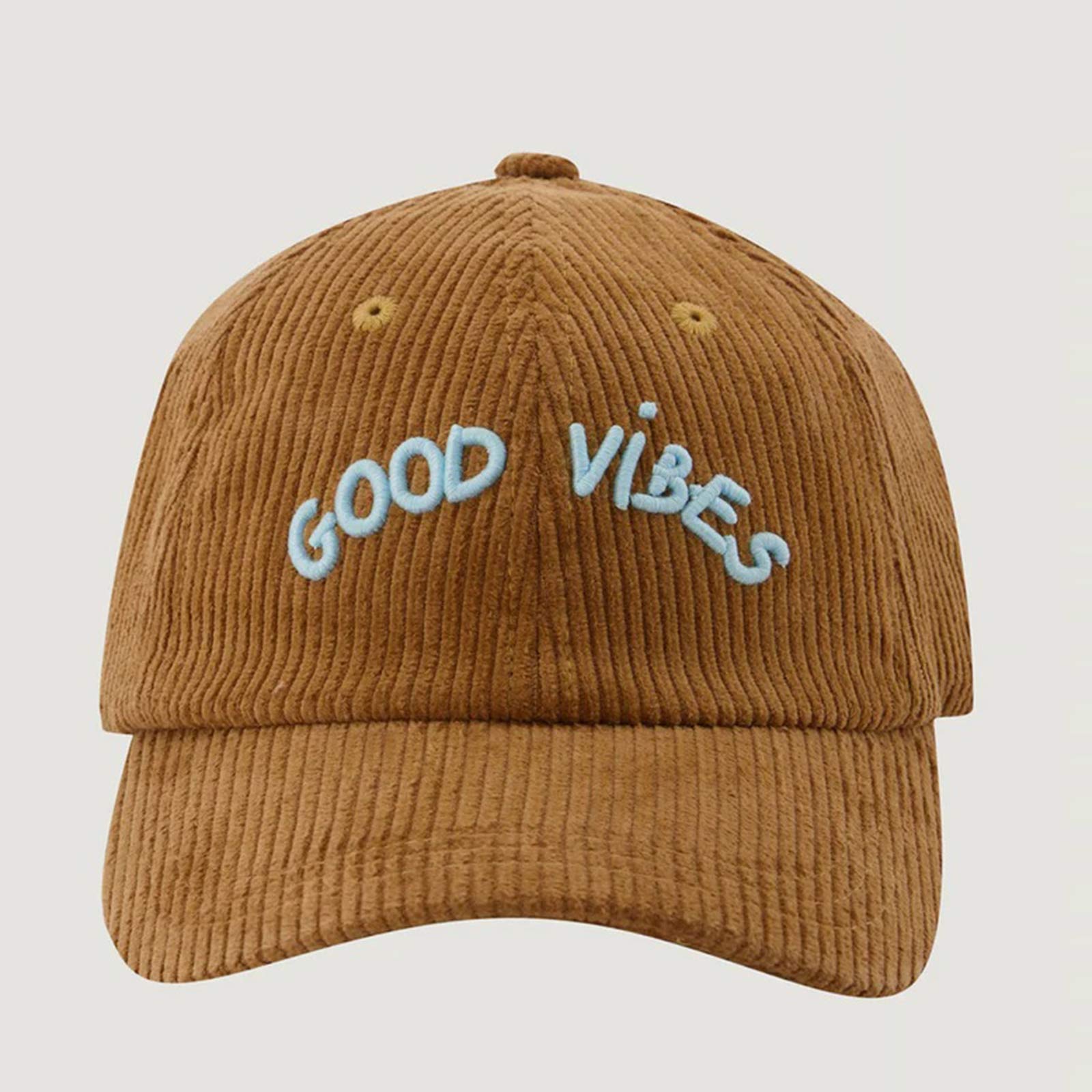 Beaumont Good Vibes Cord Cap velvet tan