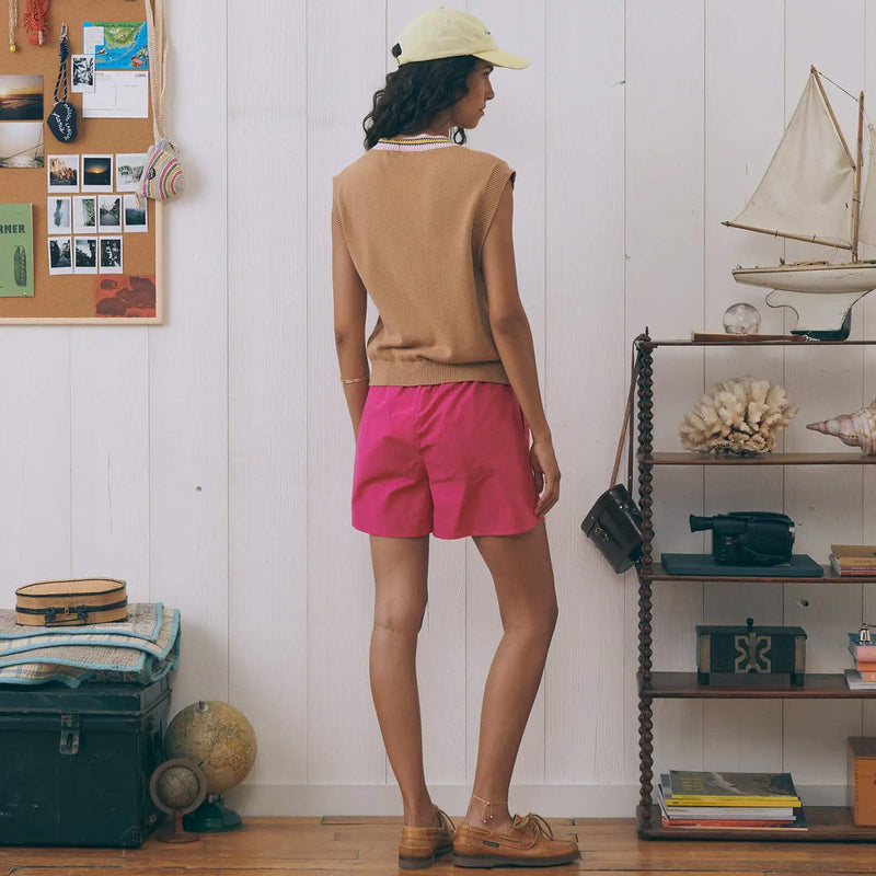 Gossec Labiche Cardigan tan stripes Maison Labiche