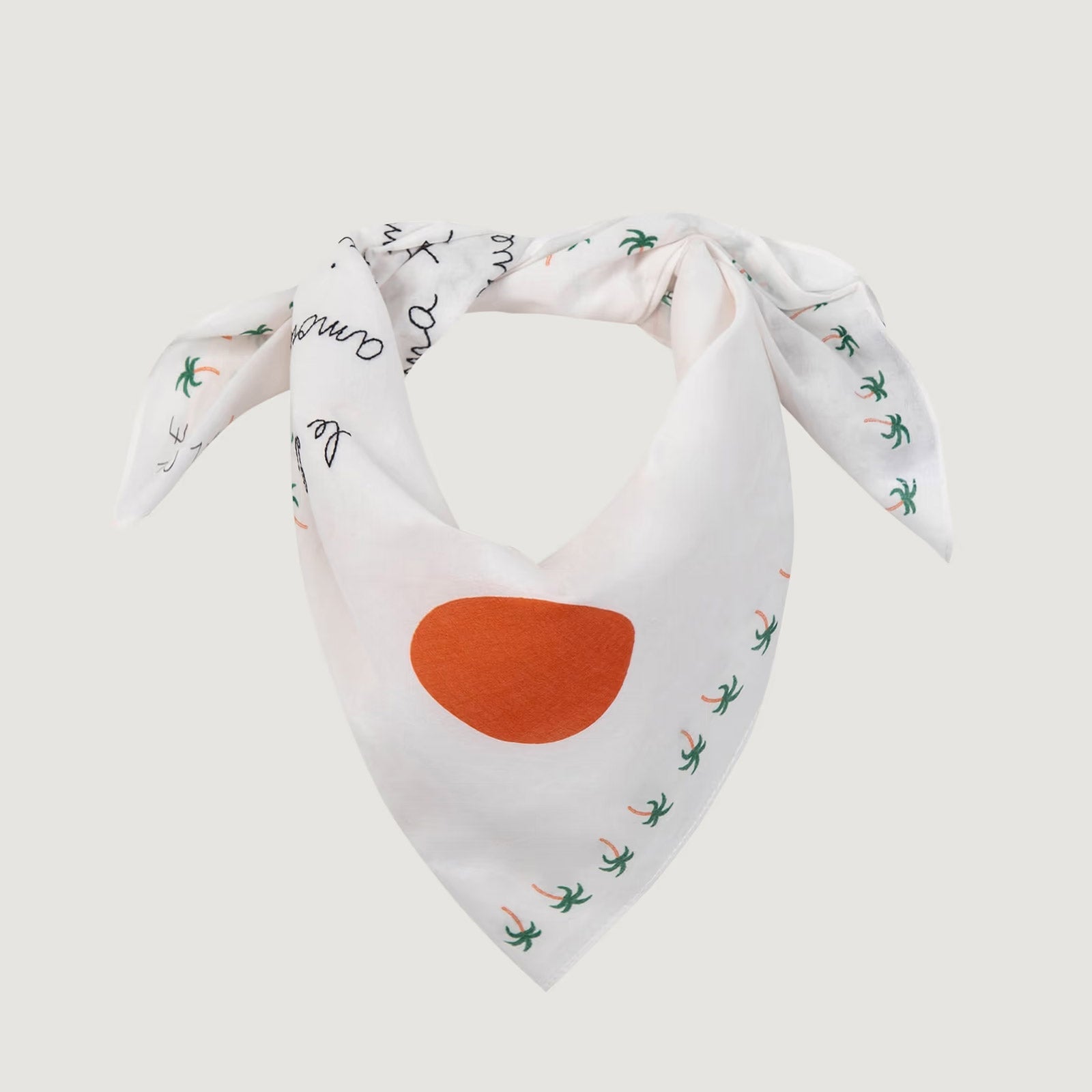 Guenot Postcard Scarf off white Maison Labiche