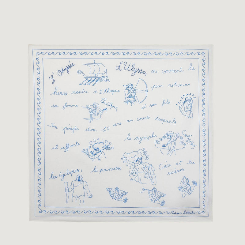 Guenot Scarf Ulysse ivory Maison Labiche