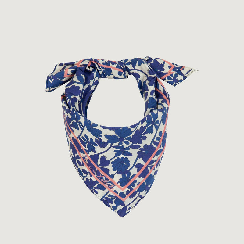 Lampue Bandana Retro Flower marine Maison Labiche