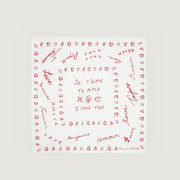 Lampue Bandana Je t'aime ivory Maison Labiche
