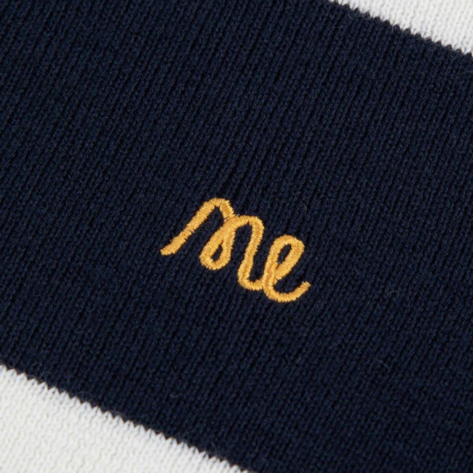 Laonnais Patch ML Cardigan navy/ivory