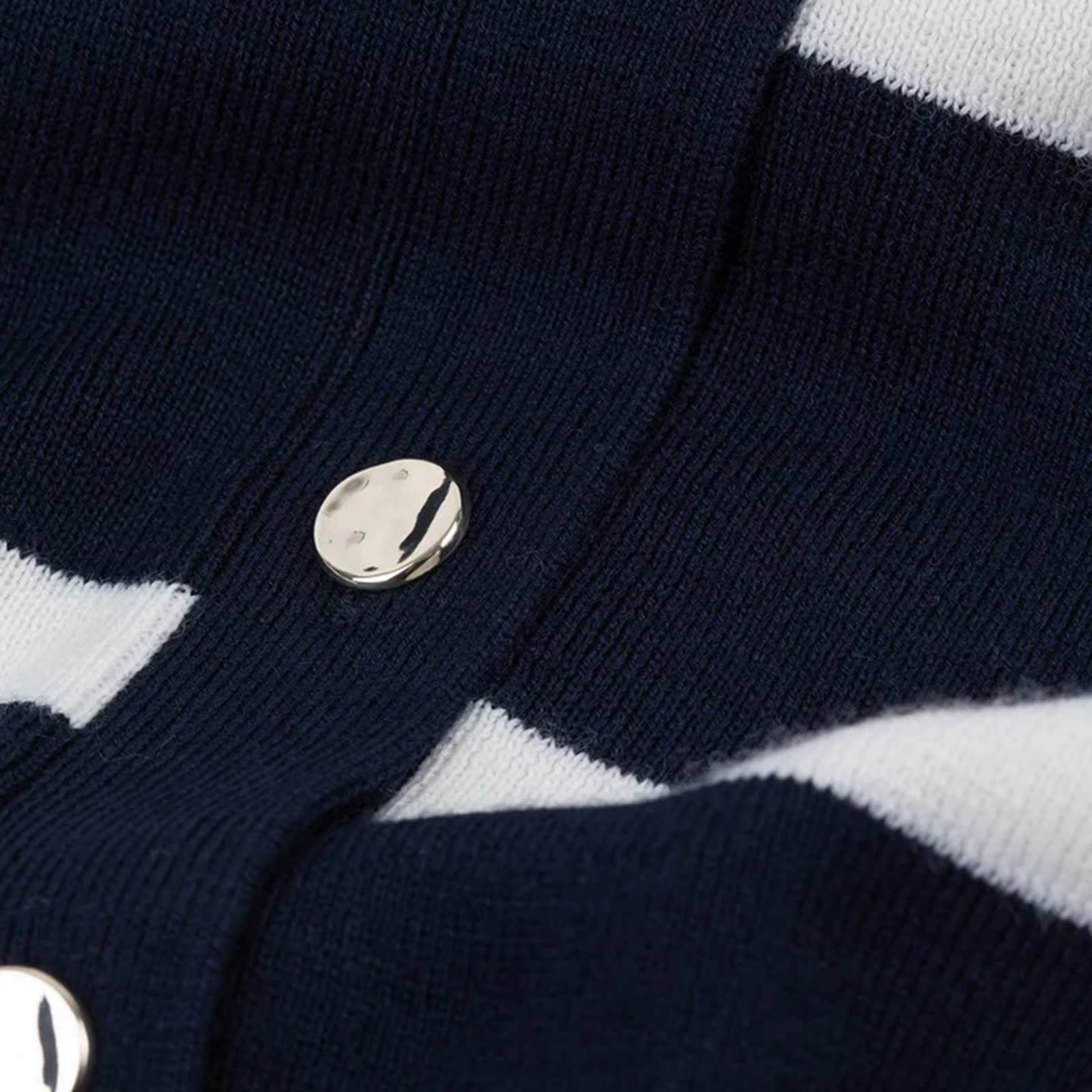 Laonnais Patch ML Cardigan navy/ivory