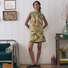 Missofee Skirt palm tree jacquard Maison Labiche