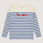 Montpar La Mer/GOTS Longsleeve ivory/blue Maison Labiche